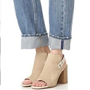 Rag&Bone LEIGH STUCCO SUEDE Heels Size- 40/10 NWT